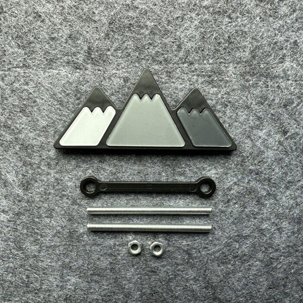 3Pc Tri-color Grille Badge Emblem For 2018 2019 Toyota Tacoma TRD 4Runner Tundra