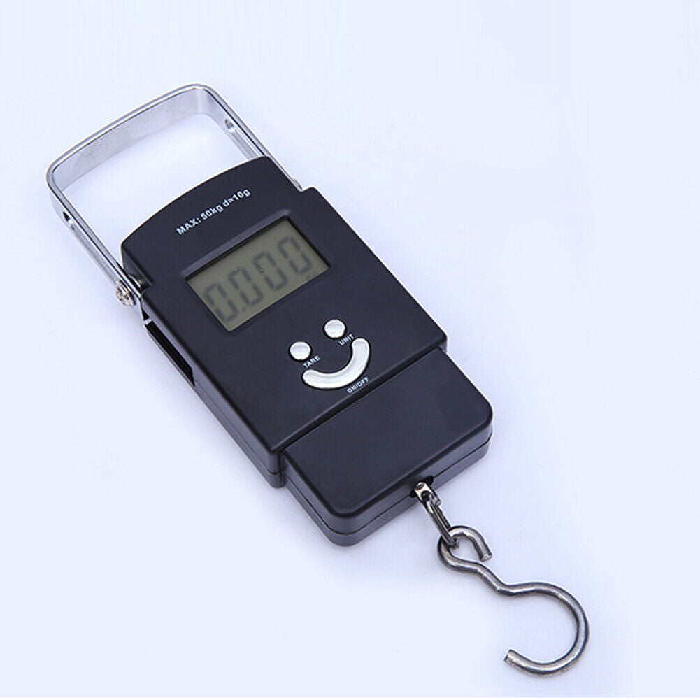 US 2-4 Pc Digital Hanging Scale Comfortable Handle Large Hook Digital LCD Screen