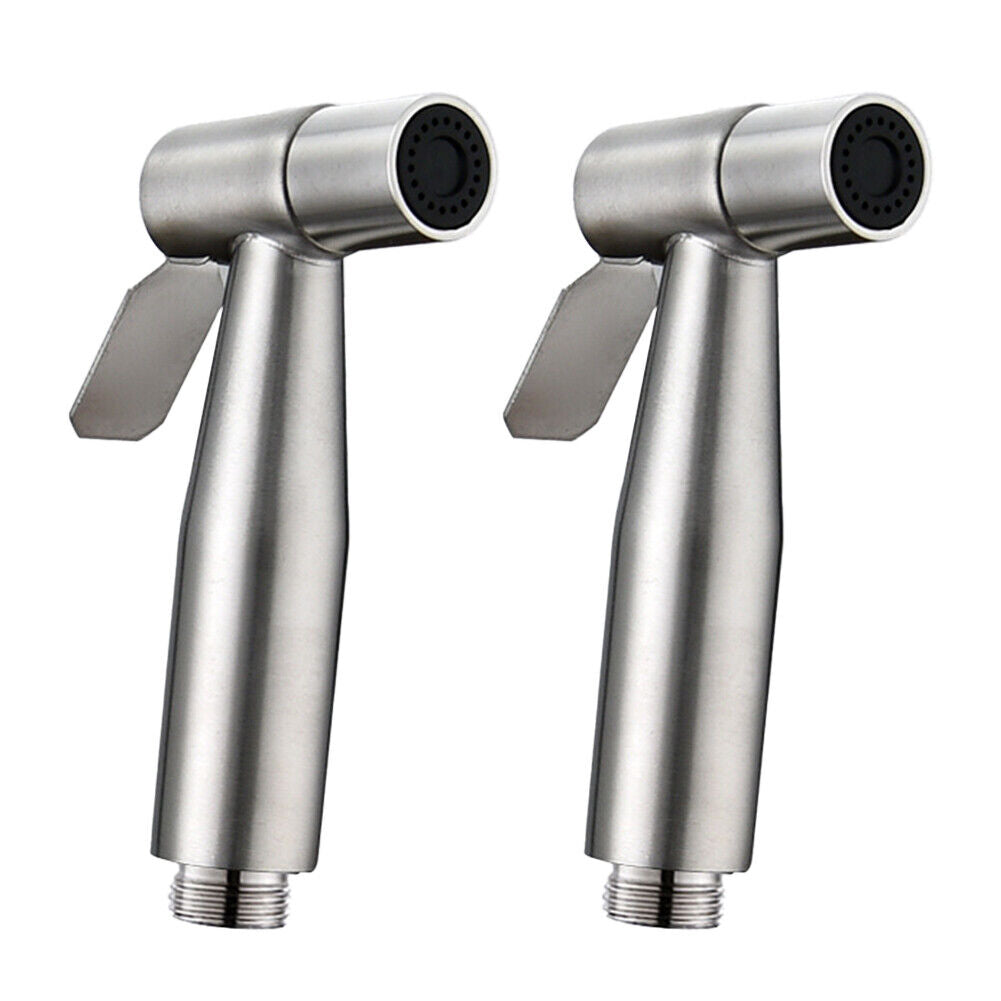 US 2-4 Pcs Hand Held Bidet Cloth Diaper Sprayer Set Easy Install Stainless Steel