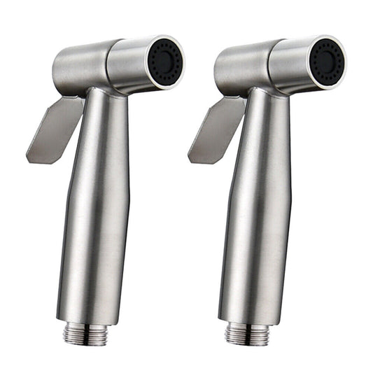 US 2-4 Pcs Hand Held Bidet Cloth Diaper Sprayer Set Easy Install Stainless Steel
