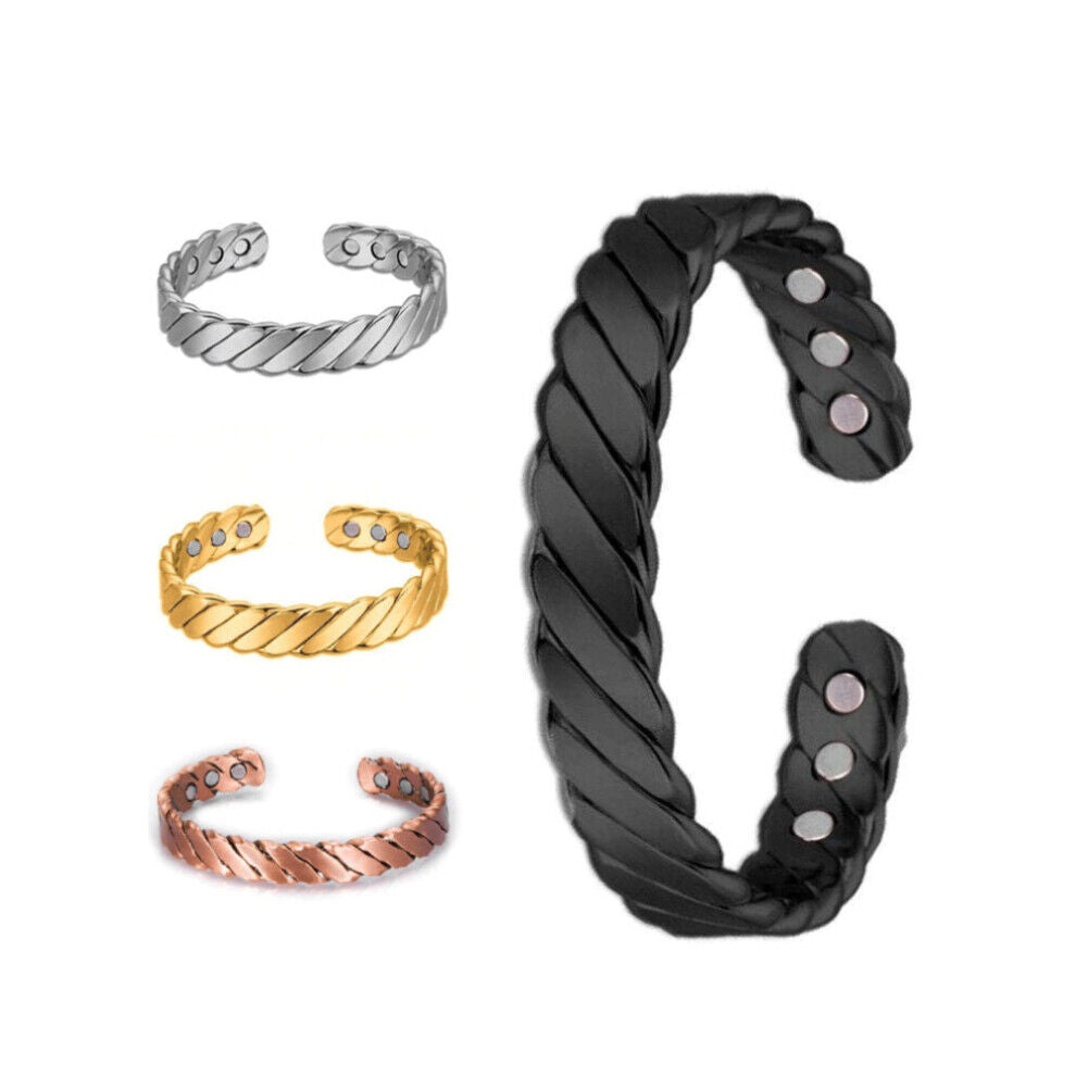 US 2-4 Pack Magnetic Therapy Relief Arthritis Pain Carpal Tunnel Adjustable Fine