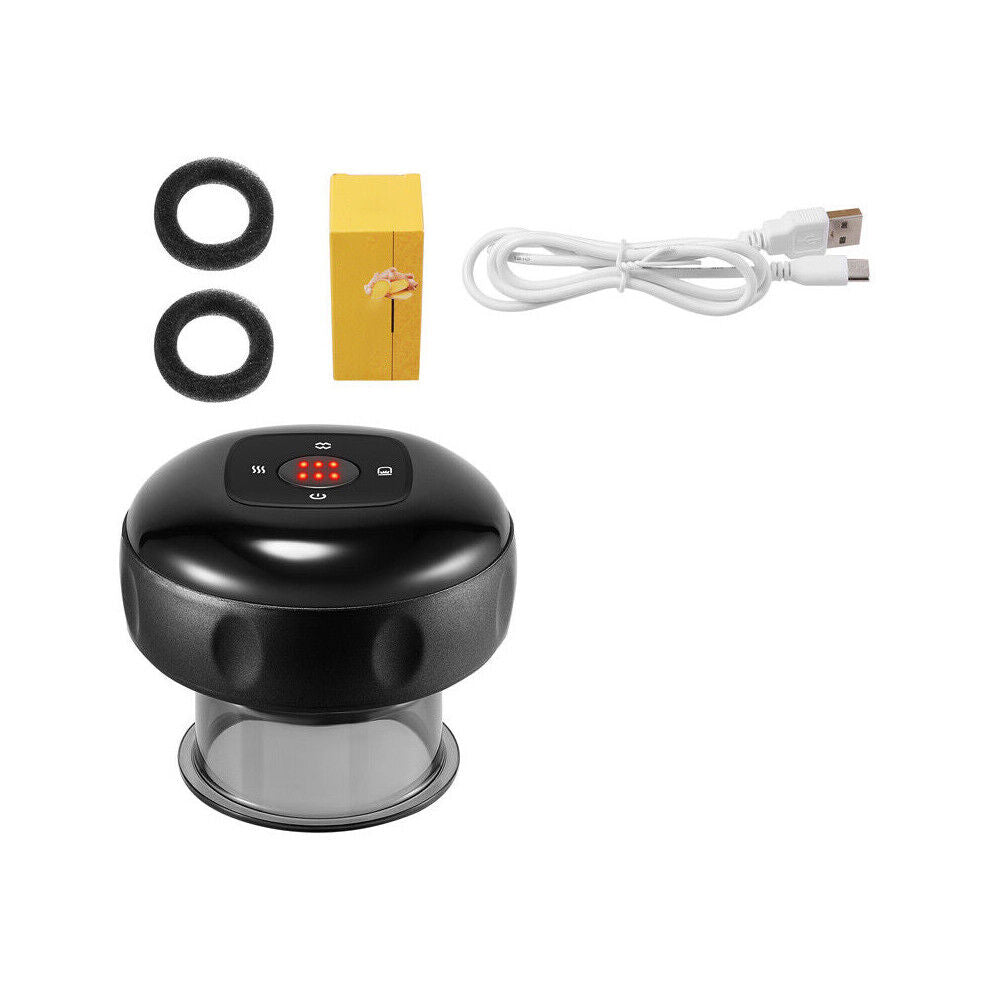 US 1-2 Pc Smart Electric Cupping Massage Suction Vacuum Scraping Therapy Machine