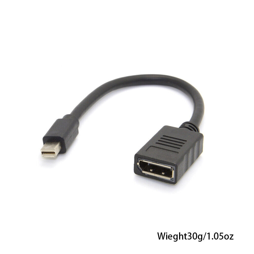 US 1-2 Pack Mini DisplayPort to DisplayPort Adapter 4K Resolution Converter