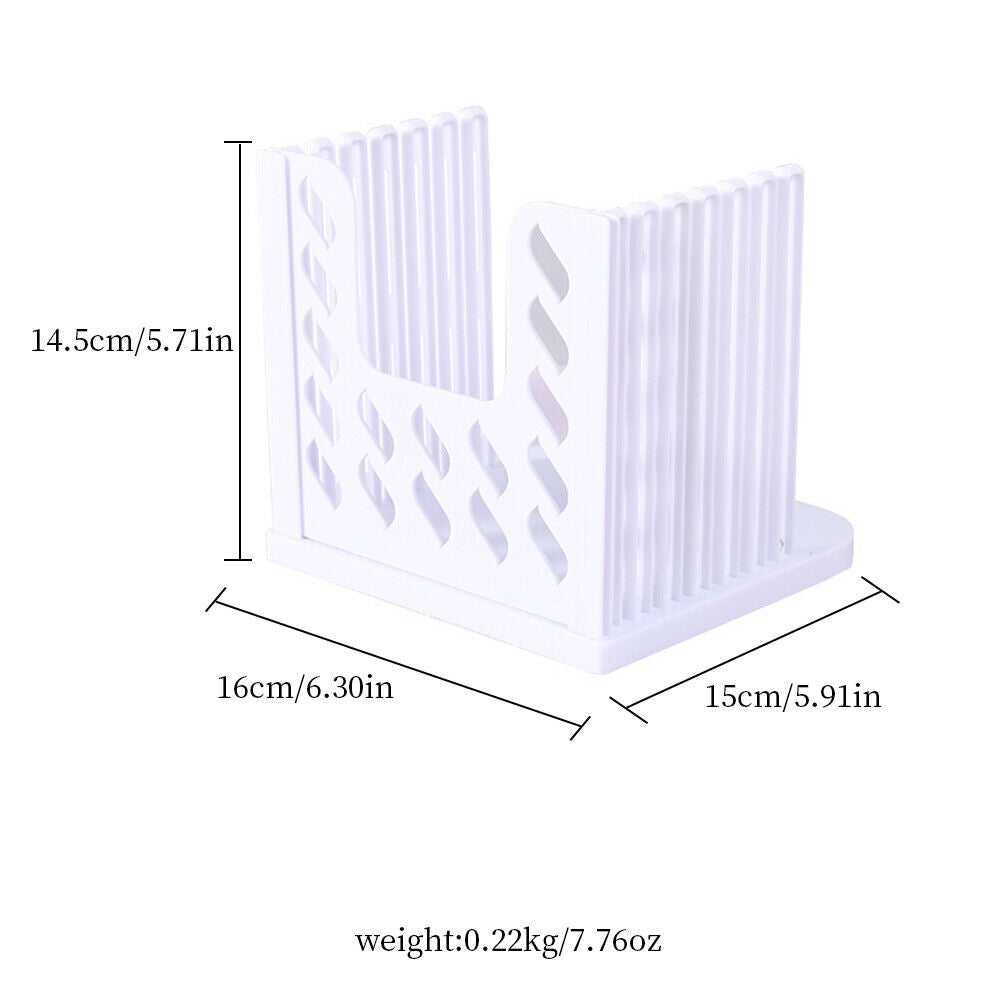 US 1-2 Pcs Bread Slicer Adjustable Fold Bread Toast Slicer Toast Slicing Cutter