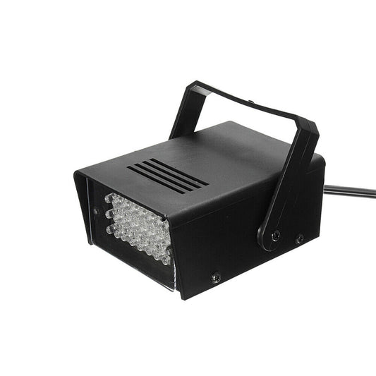 US 1-2 Pack Led Strobe Lights Party Super Bright LED Stage Effect High Flashing