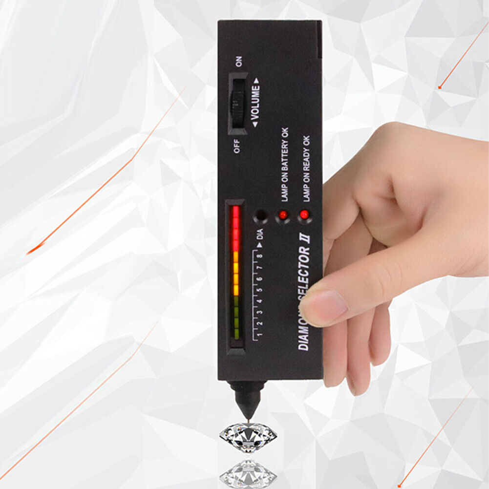 US Jeweler diamond tool kit : Portable Diamond Tester - 60X Illuminated Loupe