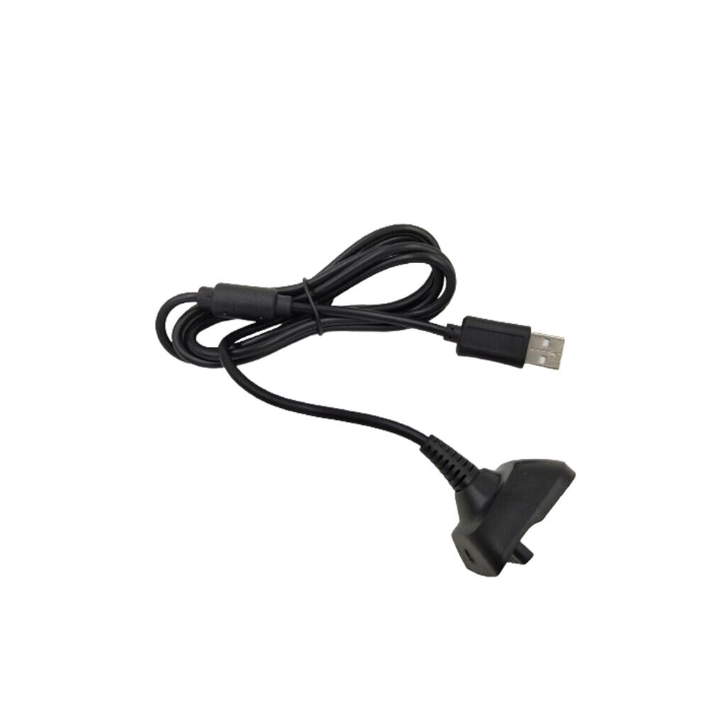 US 2-4 Pack Black USB Charger Charge Cable Cord for Xbox 360 Wireless Controller