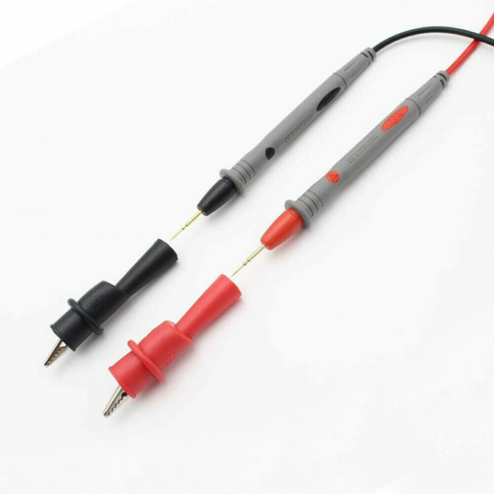 US 2-4 Pack Multimeter Test Leads Kit Test Probes 1000V 20A Silicone Alligator