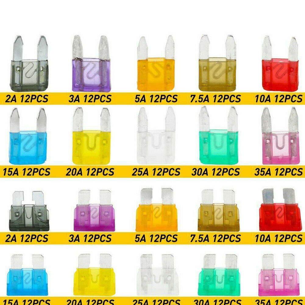 US 220-440Pc Set Blade Fuse Kit Motorcycle Auto Truck Car Assortment ATC ATO ATM