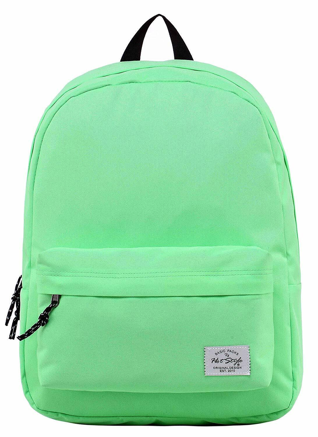 SIMPLAY Classic School Backpack Bookbag, 17"x12.5"x5",Assorted Colors and Prints