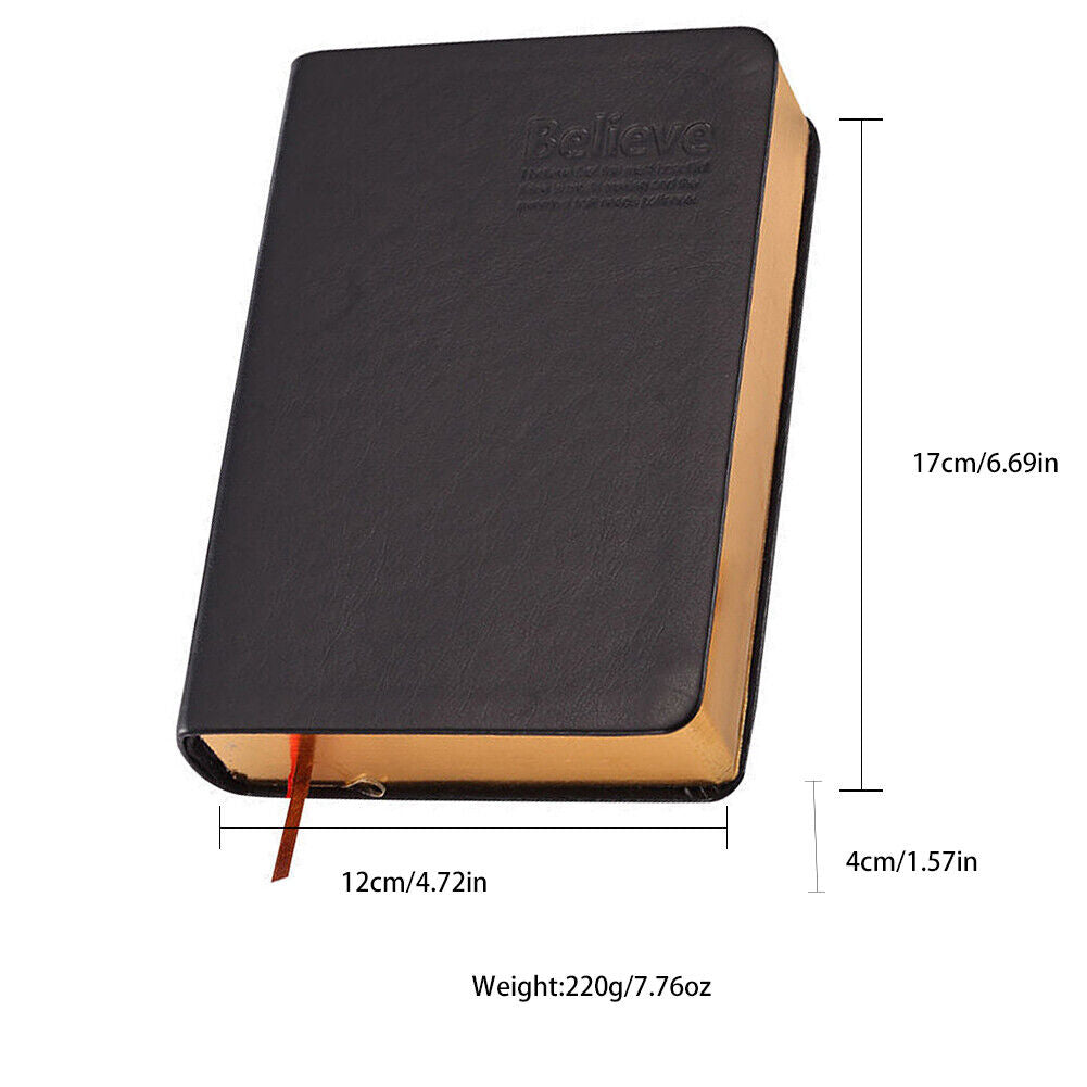 US 1-2 Pack Vintage Diary Notepad Thick Blank Paper Leather Notebook Sketchbook