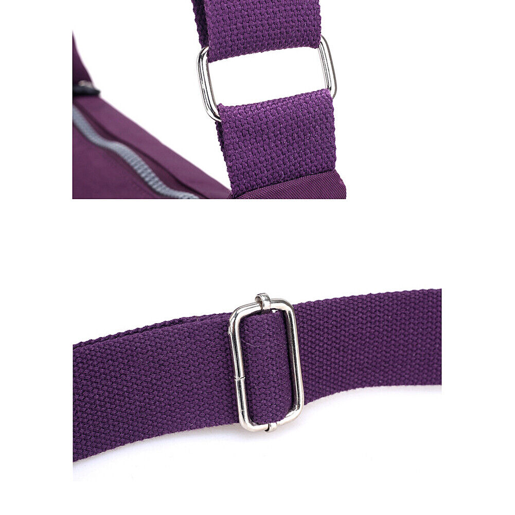 US Women's Multi Pocket Crossbody Shoulder Bag Casual Travel Handbag Waterproof