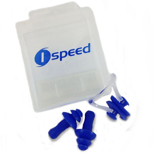 Ispeed Silicone Ear Plugs & Nose Clip Set