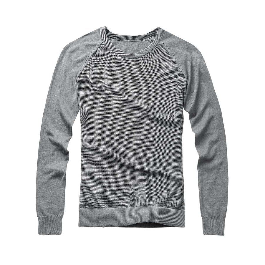 Round Neck Men's Spring Fall Sweater