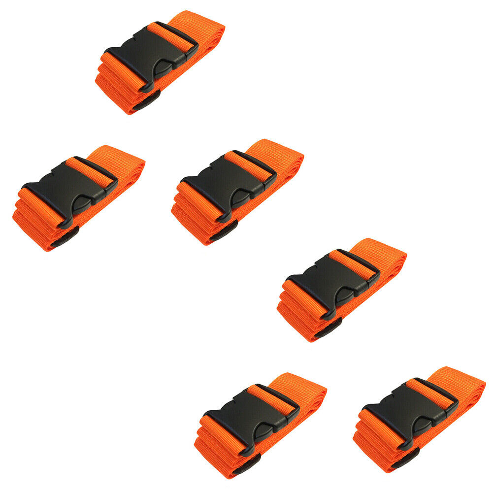 US 3-6 Pack Travel Luggage Suitcase Strap Belt Baggage Backpack Bag Package TSA
