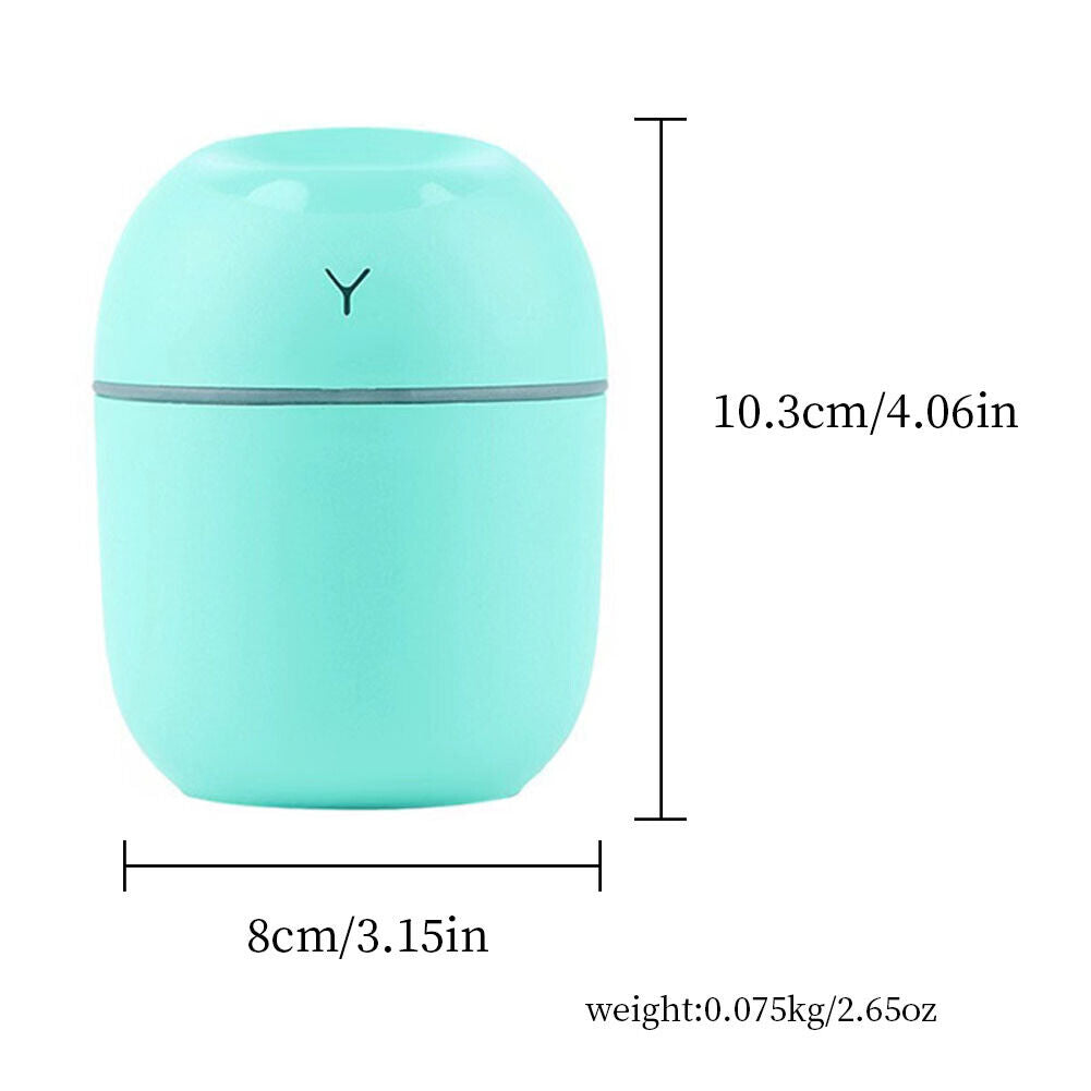 US 3-6 Pack Mini Air Humidifier 220ML Aroma Essential Oil Diffuser USB LED Mist