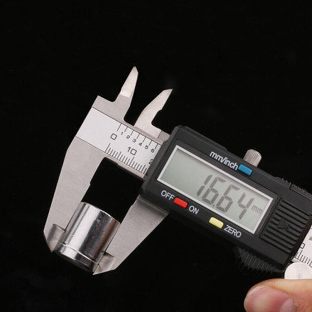 US 0-300mm Electronic Digital Caliper Precision Stainless Inch/Metric LCD Dial
