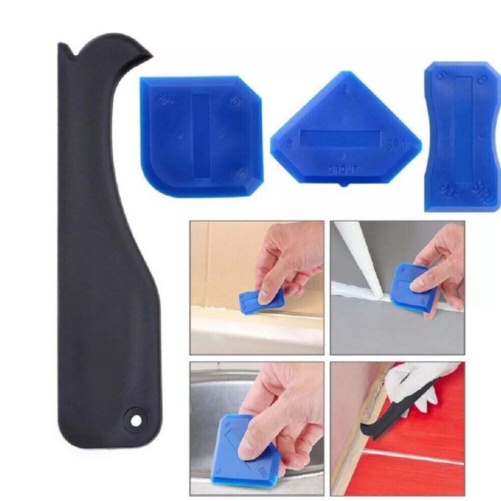 US 1-2 Set of 35 Pcs Caulking Tool Kit Stainless Steel Sealant Caulk Nozzle Kit
