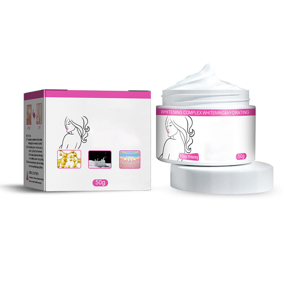 US 1-2 Pc Dark Skin Permanent Bleaching Cream Whiten Lighten Brighten 50g/1.69FL