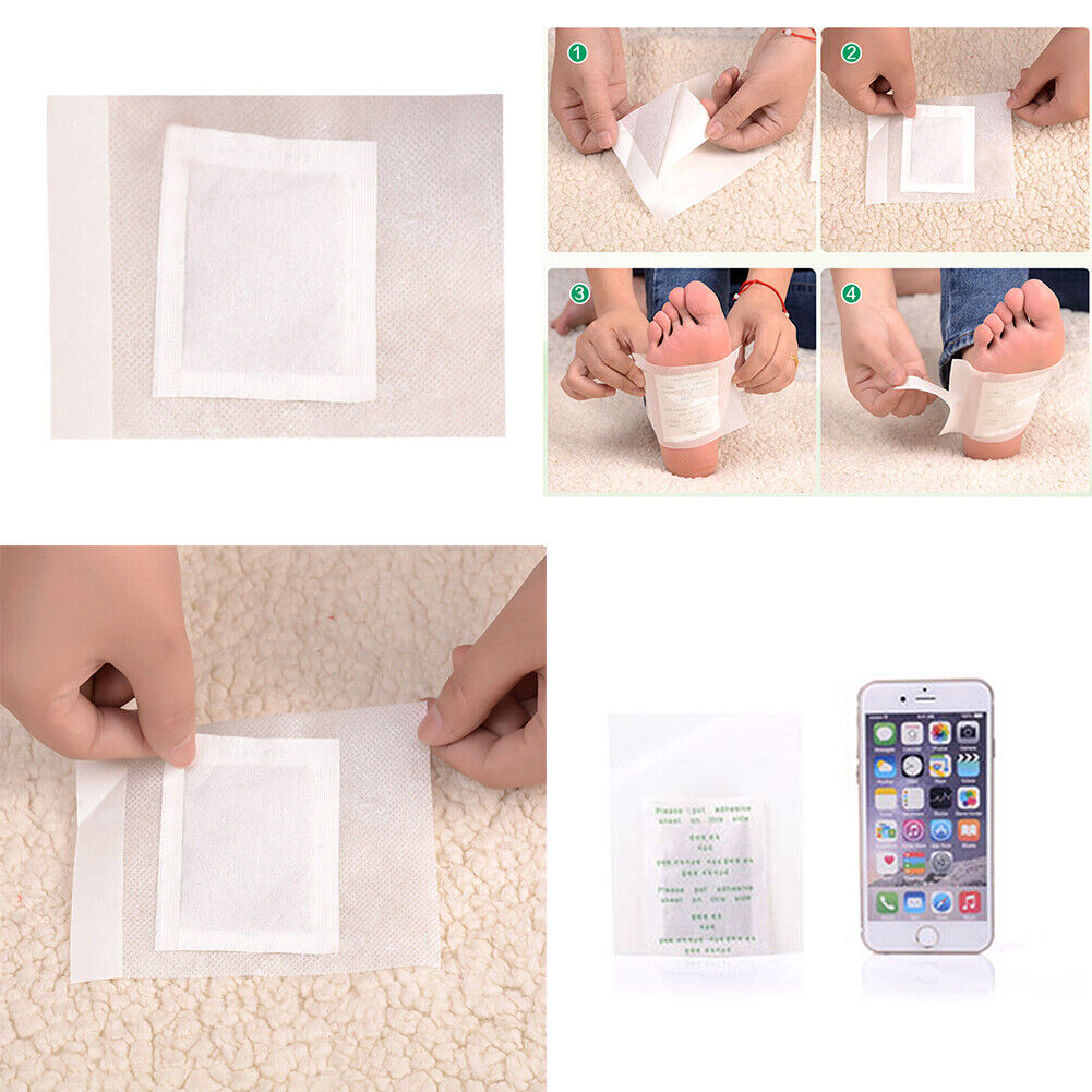 US 200-400Pc Foot Detox Pad Adhesive Body Care Sleep Better Detoxify Toxin Patch