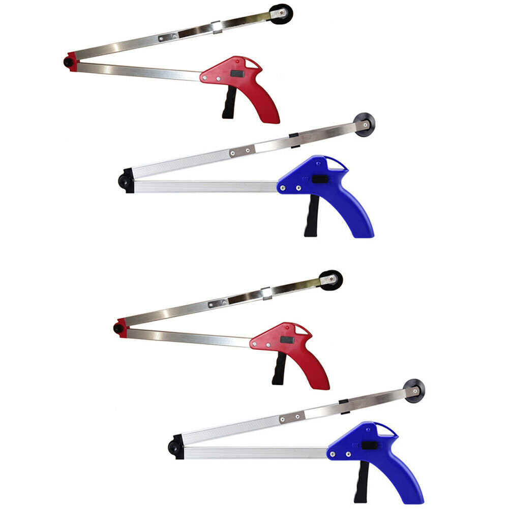 US 2-4 Pc Heavy Duty Mobility Grip Hand Long Handled Trash Litter Garbage Picker