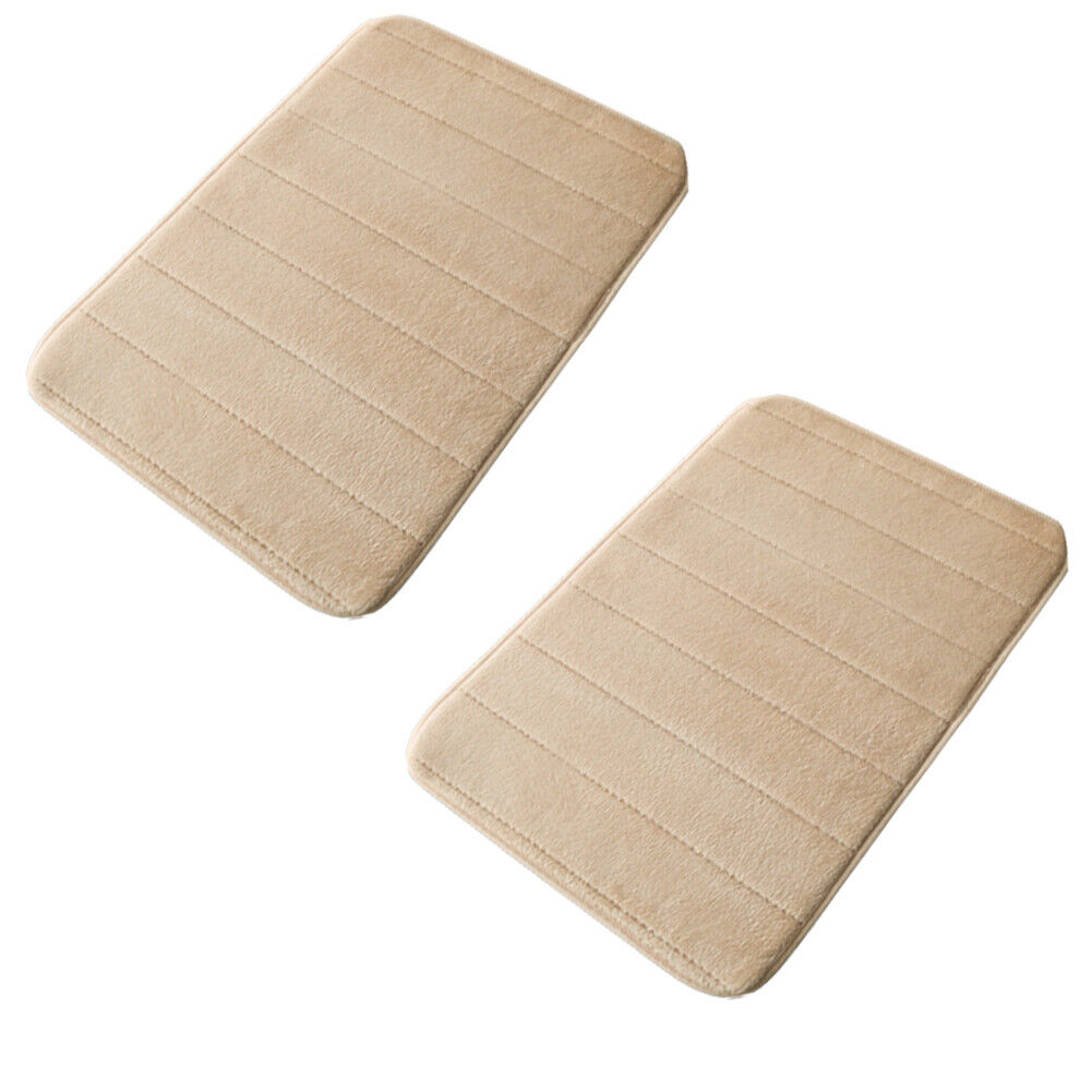 US Luxurious Absorbent Soft Memory Foam Rug Shower Bath Mat Non-Slip 31.5"x19.8"
