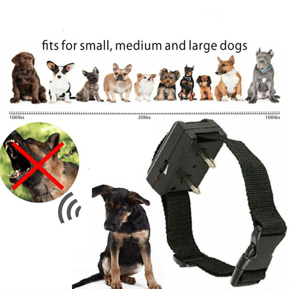 US Automatic Anti Bark Barking All Size Dog Shock Control Device Training Collar