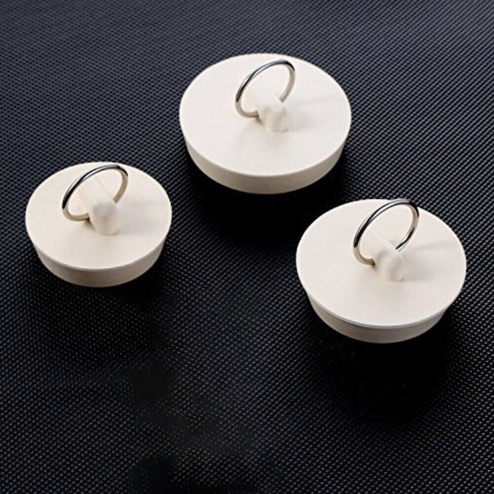 US 3-6 Pack Universal Rubber Drain Stopper Bathroom Sink Tub Kitchen Stop Plug