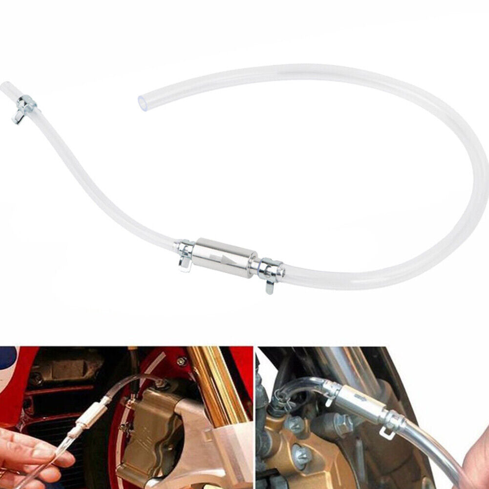 US 2-4 Pc Car Motorcycle Clutch Brake Bleeder Hose One Way Valve Tube Tool Set