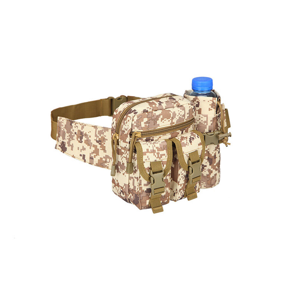 US Outdoor Utility Tactical Waist Fanny Pack Pouch Military Camping Belt Bag