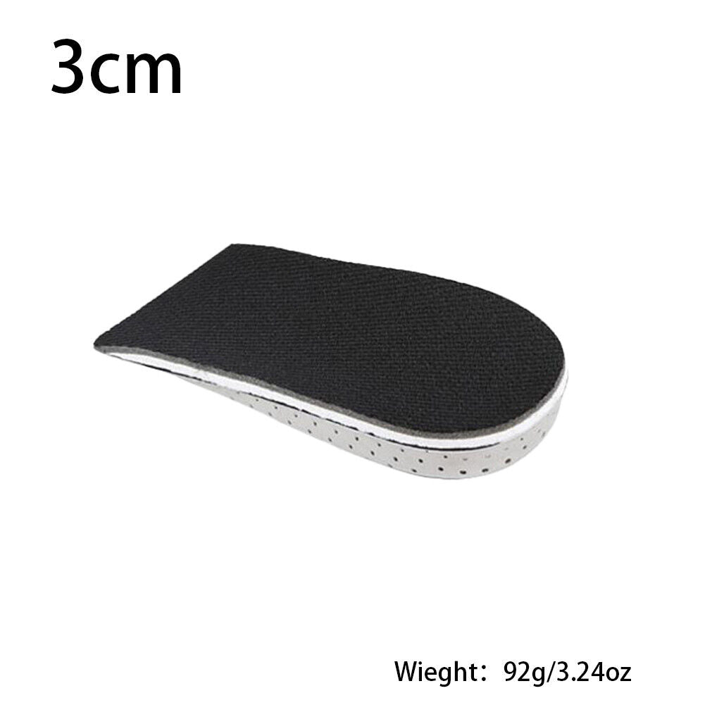 US 2-4 Pairs Men Women Invisible Height Increase Insoles Heel Lift Taller Pad