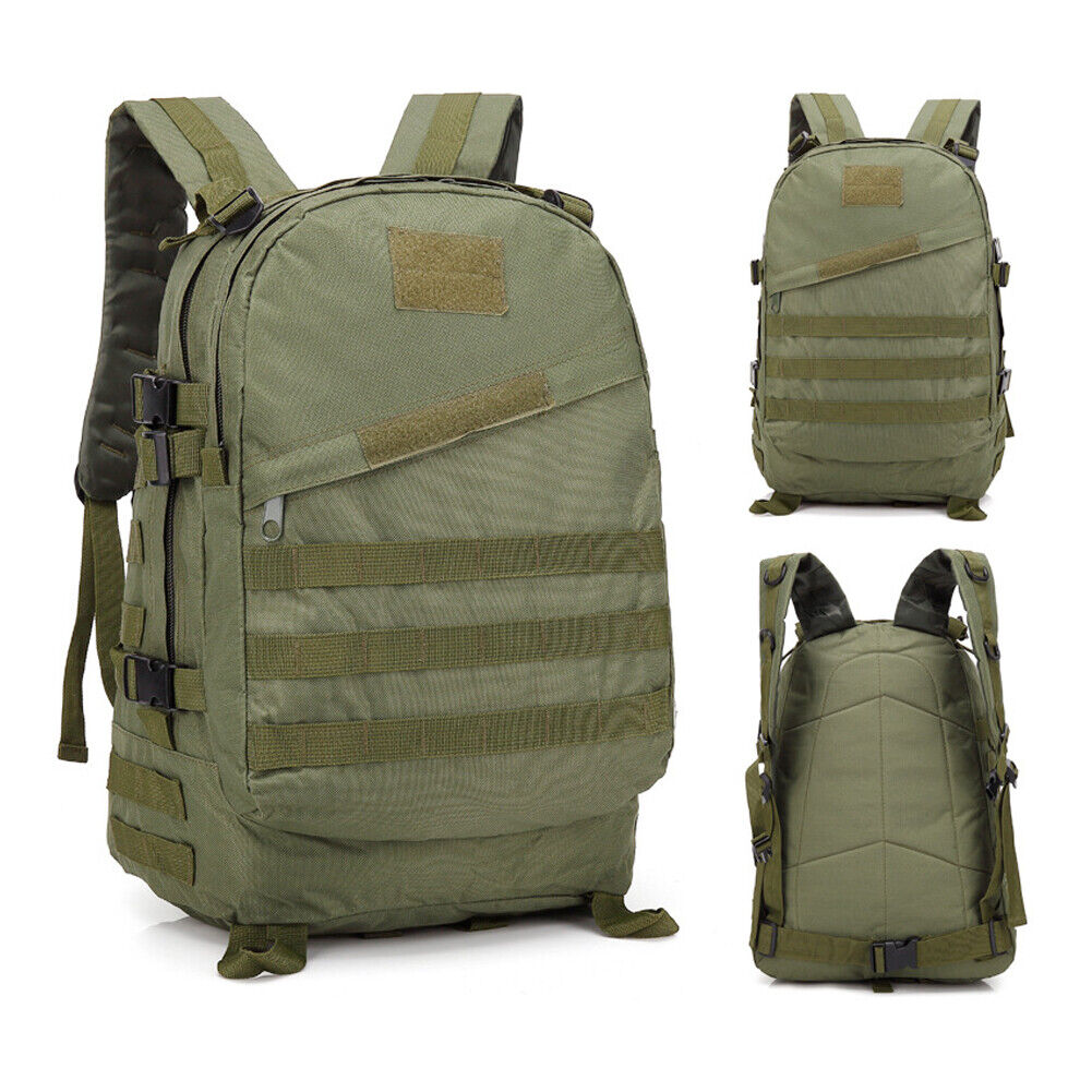 US 40L Military Tactical Backpack Outdoor Rucksack Bag Waterproof Shoulders Bag