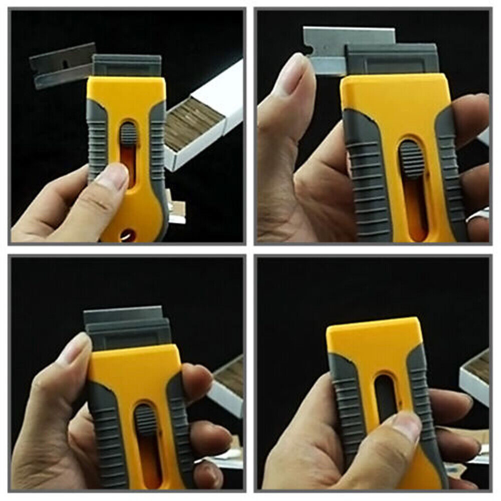 US 200-400 Pack Single Edge Razor Blade Sharp Heat Treated Safety Cutting Tools