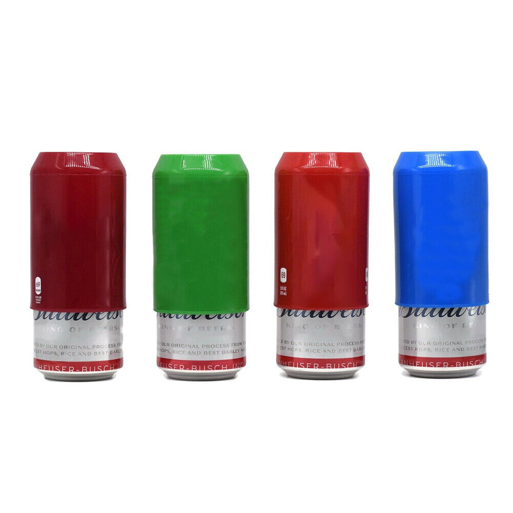 US 4-8 Pack Silicone Beer Can Covers Hide A Beer (4 PACK) Variety Pack
