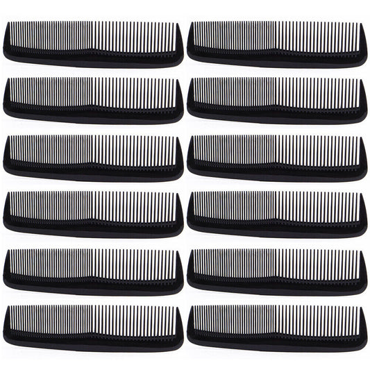 US 12-24 Pack Pocket Hair Comb 5" Beard & Mustache Combs for Men's Hair Beard