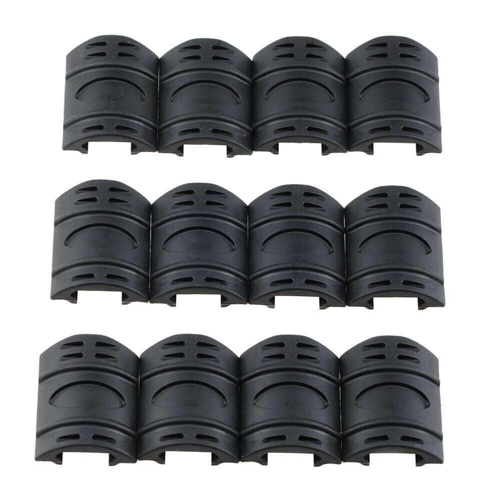 US 24-48 Pc Black Heat Resistant Weaver Picatinny Rail Cover