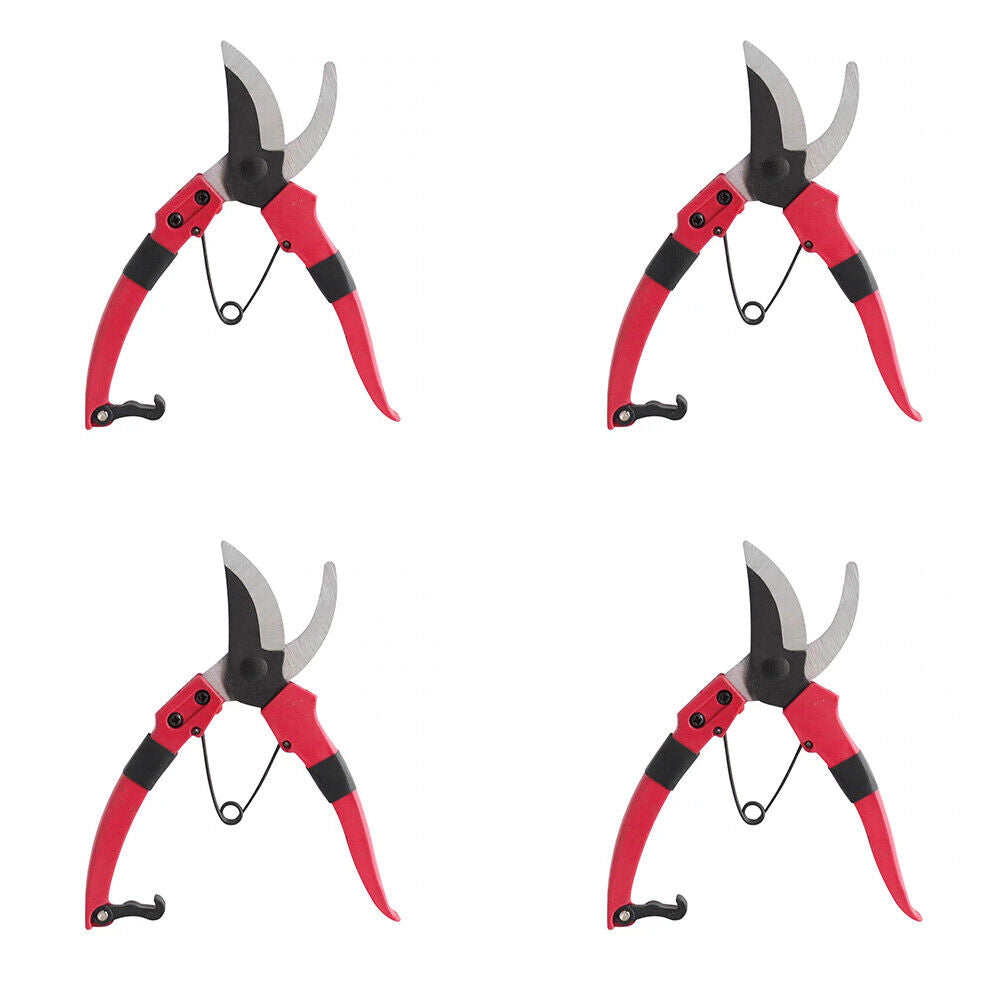 US 2-4 Pack Cutter Home Gardening Tools Bypass Pruning Shears Sharp Steel Blade