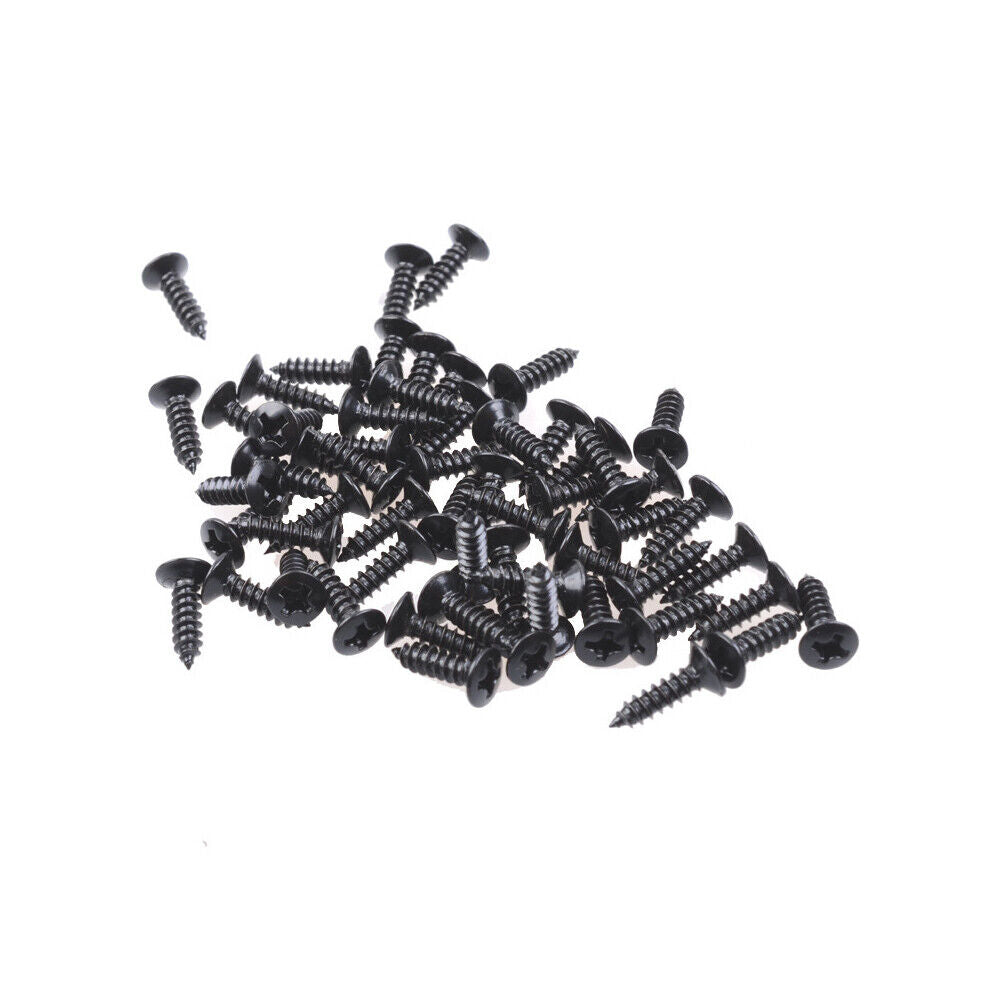 US 100-200 Pack Guitar Pickguard Screws for Strat Tele Electric Guitar Bass Gold