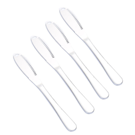 US 4-8 Pack Butter Spreader 3-in-1 Butter Curler Knife Kitchen Stainless Steel