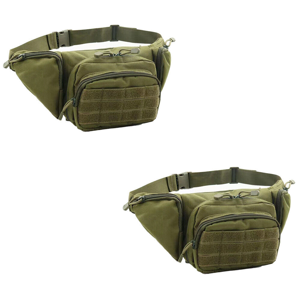 US 1-2 Pc Tactical Pistol Pouch Waist Gun Pack Bag Fanny Packs Concealed Carry