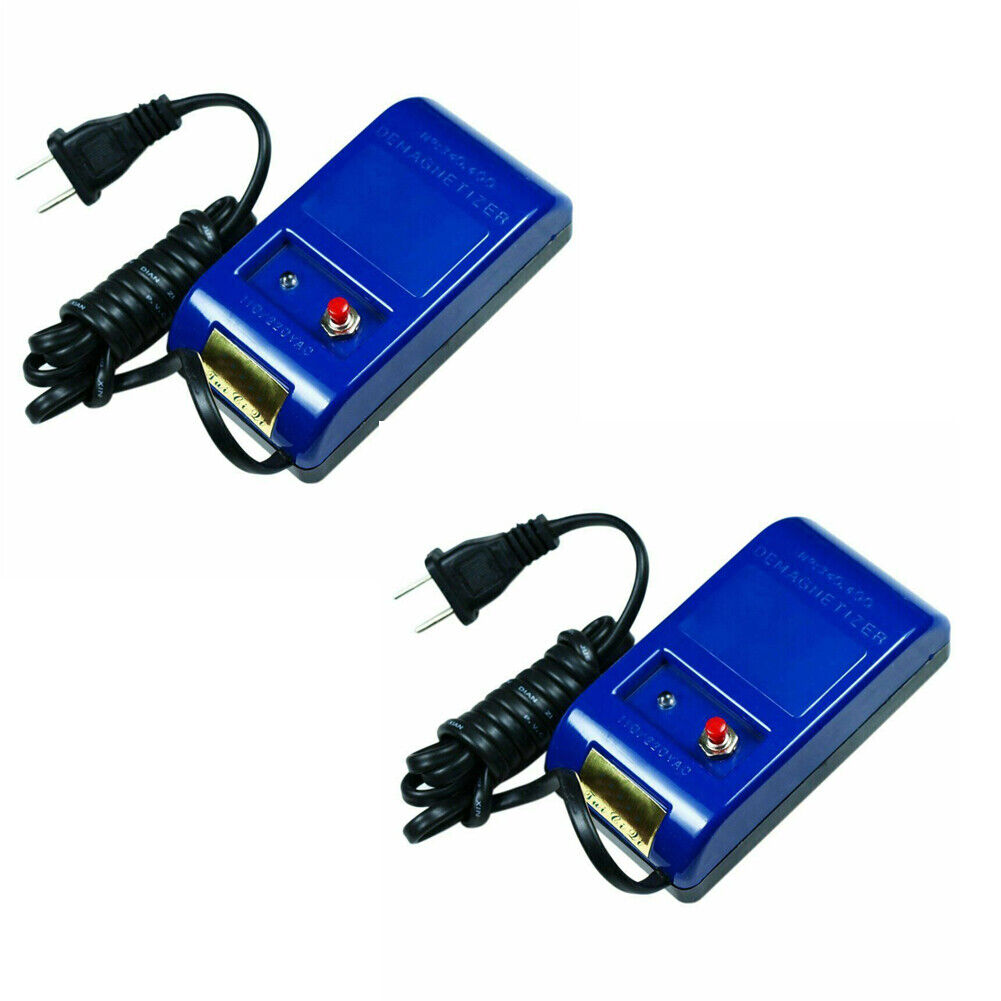 US 1-2 Pc Demagnetizer Watch Repair Screwdriver Tweezers Electrical degauss Tool