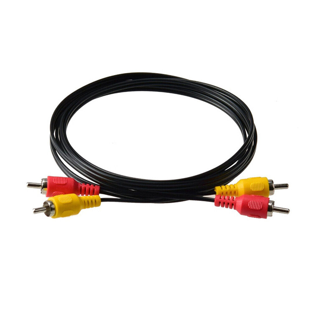 US 2-4 Pc RCA Composite AV Audio Video Cable Cord for Original 1985 Nintendo NES