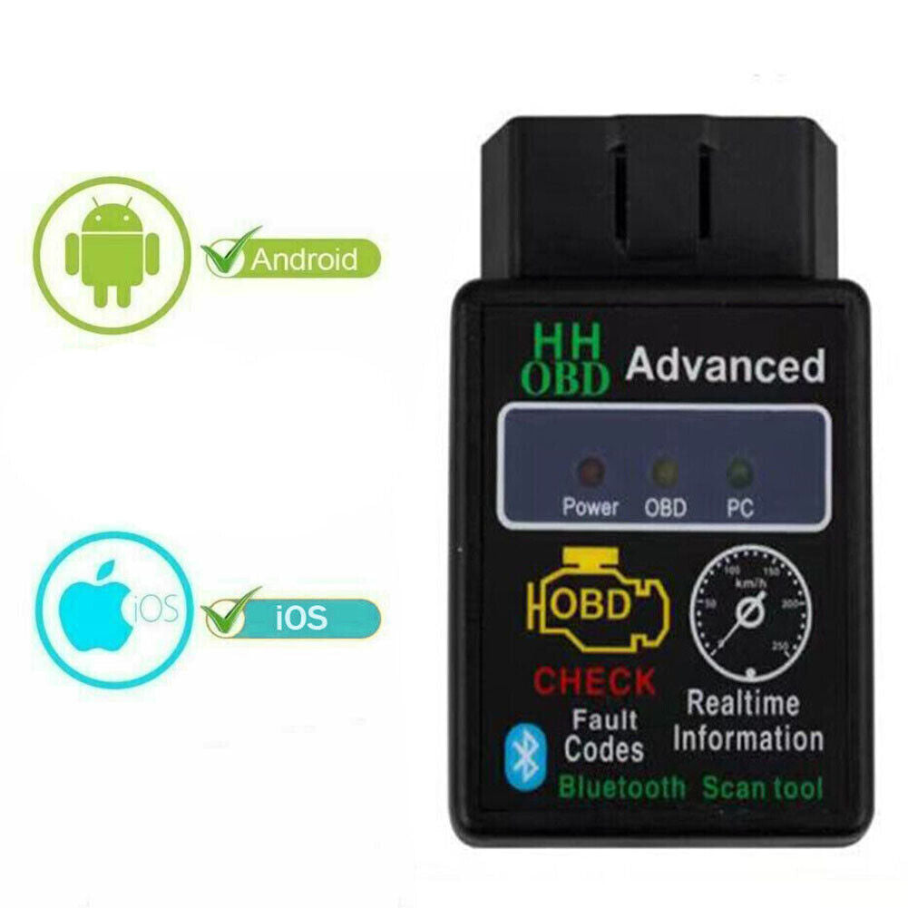 US 1-2 Pack OBD2 Code Scanner Mini ELM327 V2.1 Bluetooth OBDII Diagnostic Tool