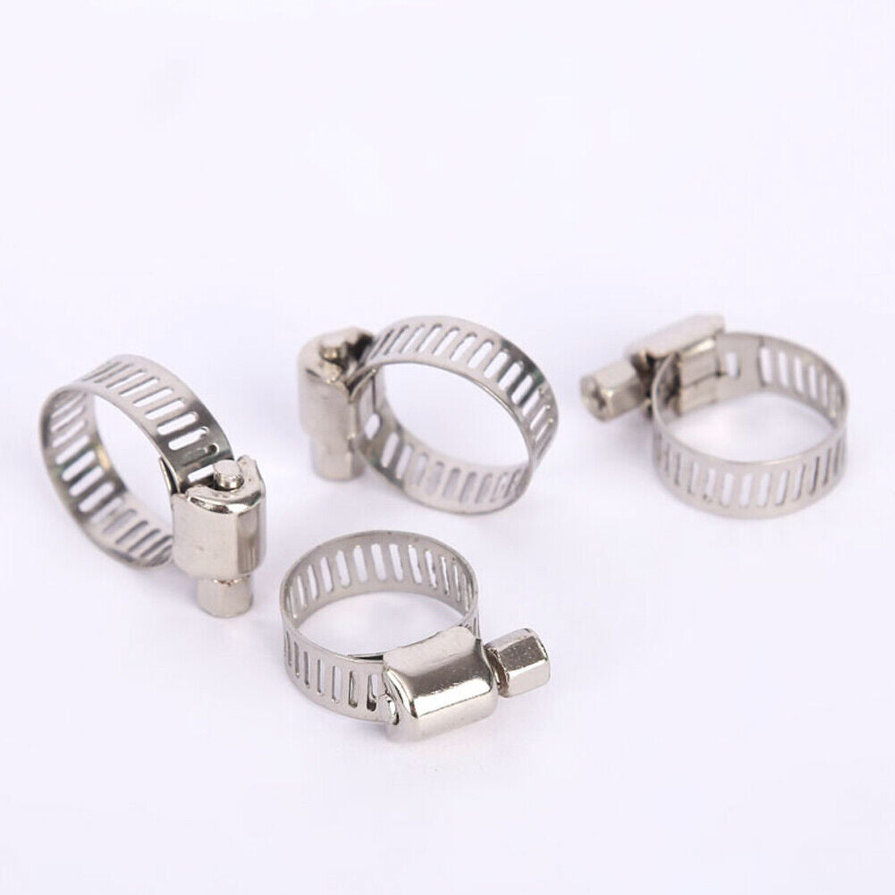 US 10- 20 Pcs 3/4" CLAMP STAINLESS STEEL HOSE CLAMPS 1/2" - 3/4" INDUSTRIAL TOOL