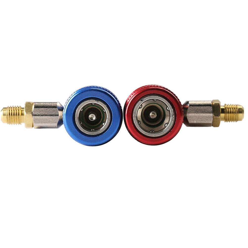 US R1234yf Quick Connector Adapter Coupler Auto A/C Manifold Gauge Set Low/High