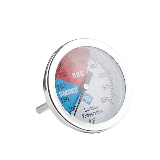 US 1-2 Pcs 2" Thermometer Grill Temperature Gauge Accurate BBQ Grill Smoker Pit