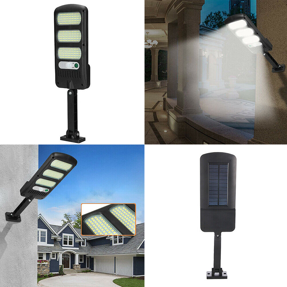 US 2-4 Pc Solar Flood Light Outdoor Dusk Dawn Motion Sensor Waterproof Lamp Yard