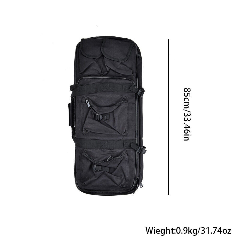 US Tactical Carbine Rifle Bag Gun Case Hunting Waterproof Padded Backpack Molle