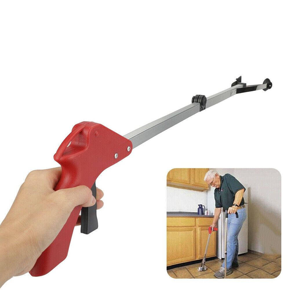 US 2-4 Pc Heavy Duty Mobility Grip Hand Long Handled Trash Litter Garbage Picker