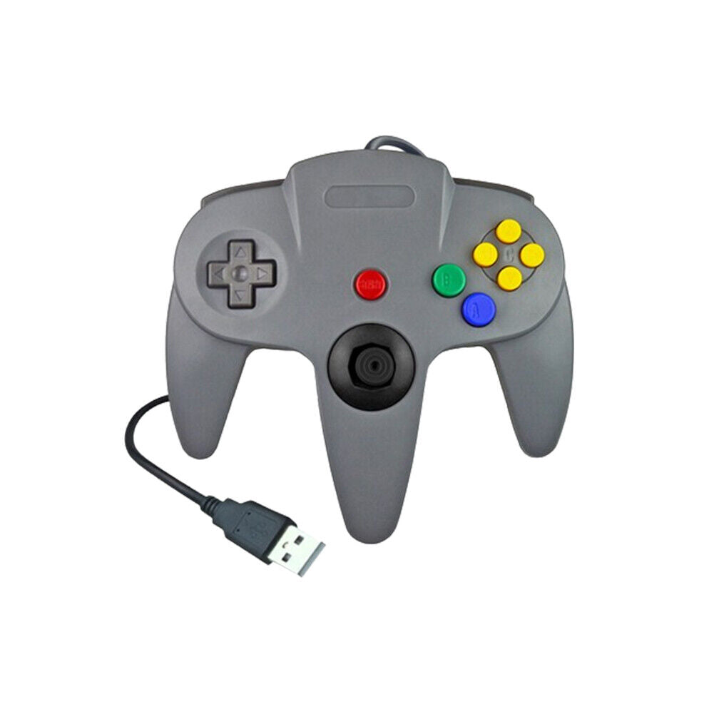 US Wired Controller Joystick Compatible With Nintendo 64 N64 Video Game Console